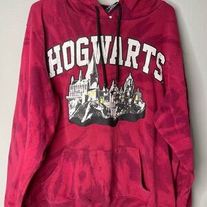 Wizarding World of Harry Potter Red Hoodie Hogwarts XL